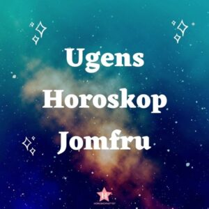 Ugens horoskop jomfru