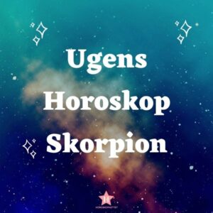 Ugens horoskop skorpion