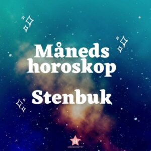 Månedshoroskop Stenbuk