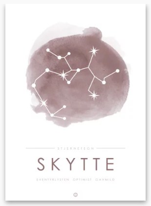 skytte stjernetegn plakat