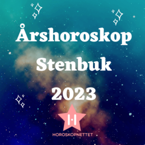 Årshoroskop Stenbuk 2023