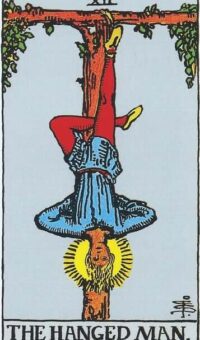Den haengte mand - Træk et tarotkort ja/nej Den haengte mand - Træk et tarotkort ja/nej