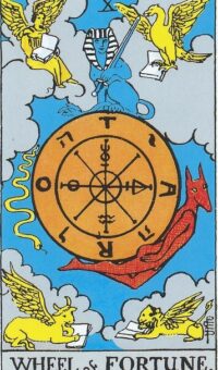 Lykkehjulet - Træk et tarotkort ja/nej