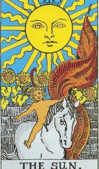 Nej Solen - Træk et tarotkort ja/nej