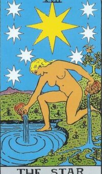 Stjernen - Træk et tarotkort ja/nej