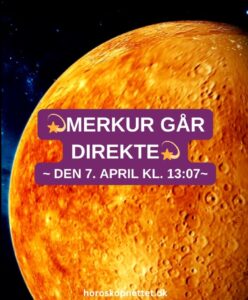 merkur gaar direkte - Merkur går direkte - d. 7. april kl. 13:07