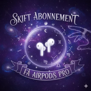 Skift abonnement og få AirPods Pro