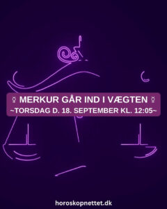 merkur gaar ind i vaegten - Merkur i Vægten i morgen - den 18. september kl. 12:05