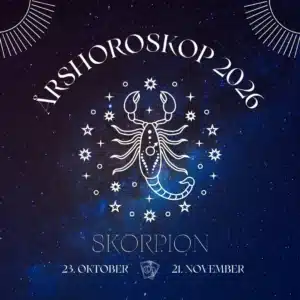 Horoskopnettet årshoroskop skorpion 2026